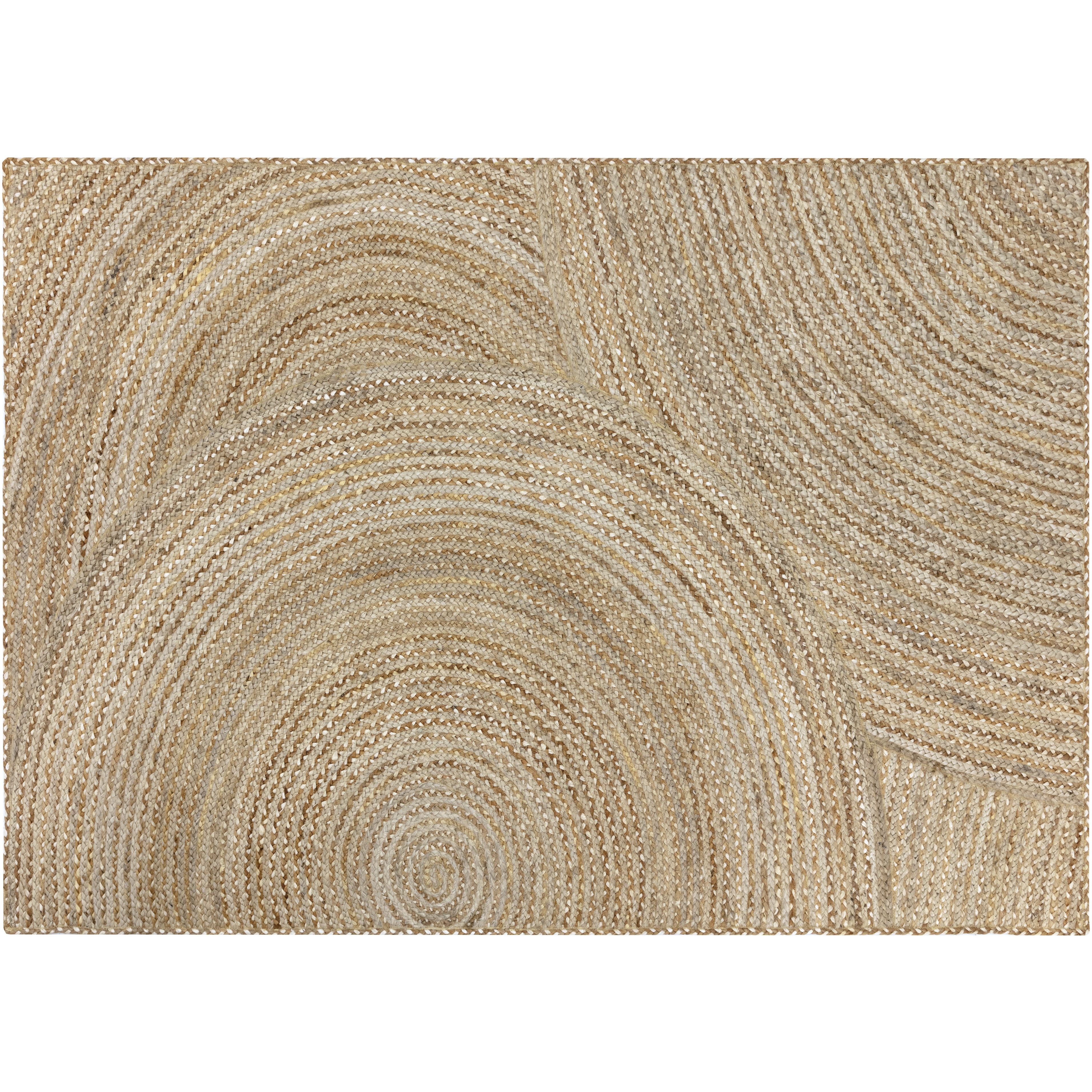 Prescott 168 X 120 inch Warm Natural Indoor Hand-Braided Rug, Hand-Braided
